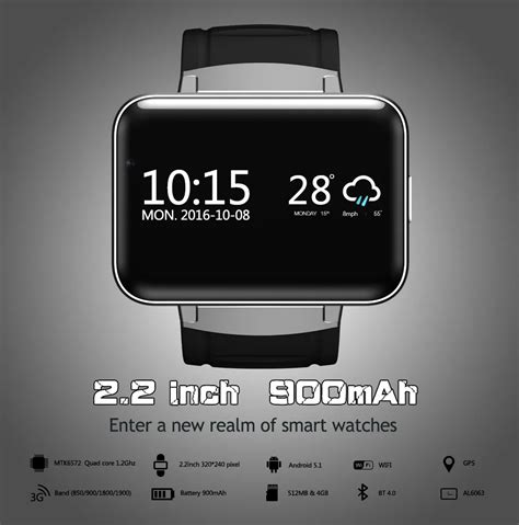 wifi and bt4.0 sim card fashion smart watch dm98|DOMINO DM98 3G .